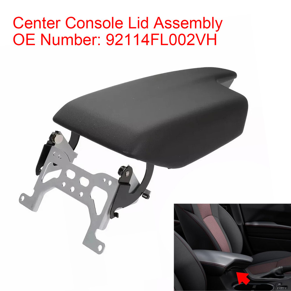 2018-2023 Subaru Crosstrek Center Console Lid Assembly 92114FL002VH Generic