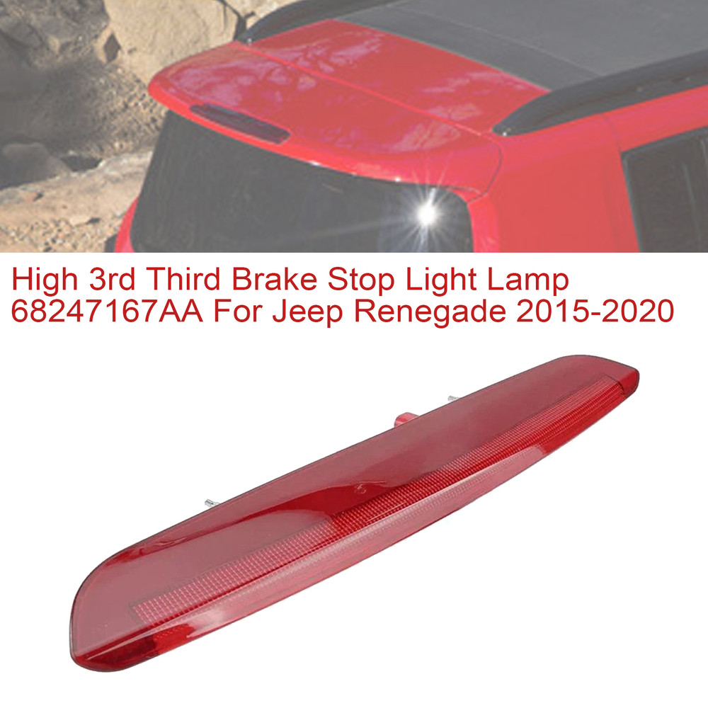 2015-2020 JEEP RENEGADE High 3rd Third Brake Stop Light Lamp 68247167AA Generic