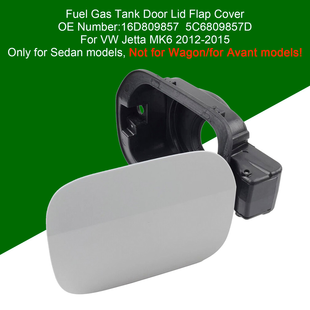 2012-2015 VW Jetta MK6 Fuel Gas Tank Filler Door Lid Cover 16D809857 Generic