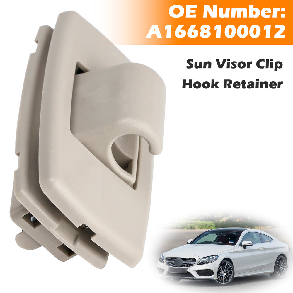 2015-2019 Mercedes Benz GLC GLE GLS Gray Sun Visor Clip Hook Retainer A1668100012 Generic