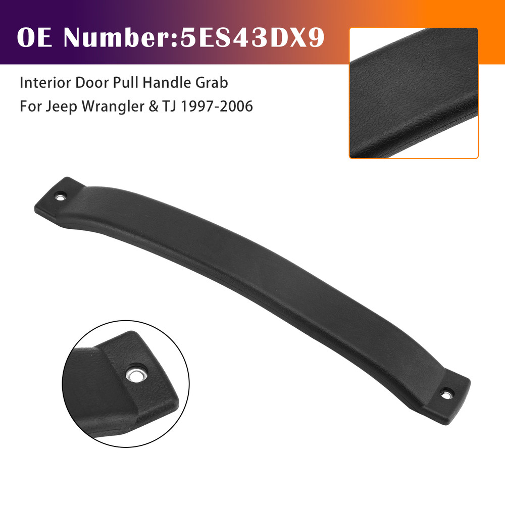 1997-2006 Jeep TJ Wrangler 1x Interior Door Pull Handle Grab 5ES43DX9 Generic