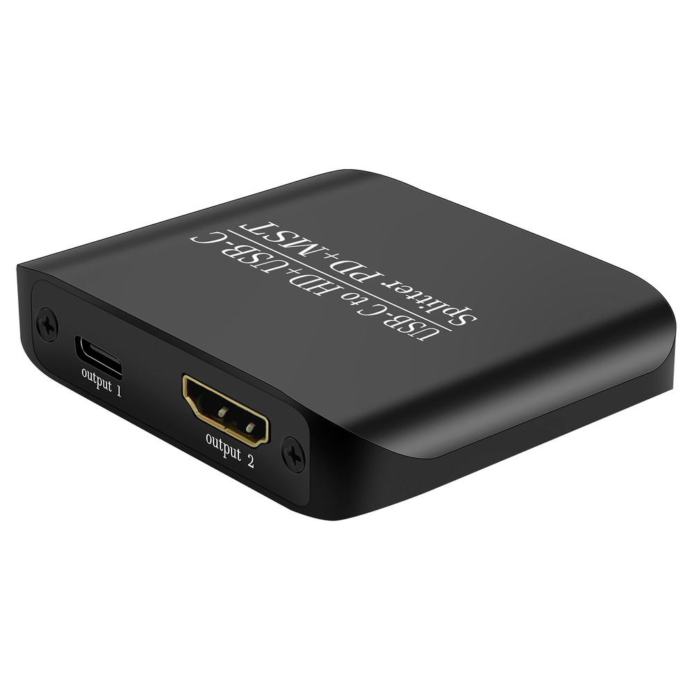 4K60TYPE-C to HDMI+TYPE-C Adapter Same Display PD Power Supply Splitter MST/PD