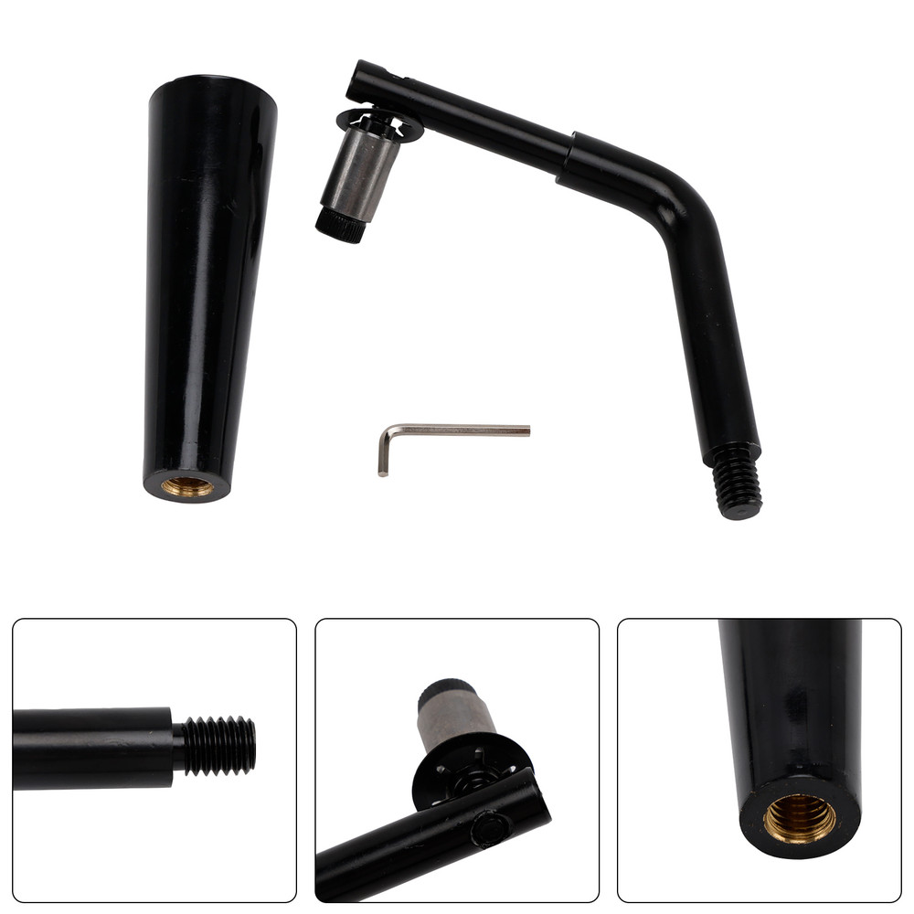 Threaded Door Handle Assembly for PelPro Stoves PP60 PP70 PP130 PP150 PPC90 TSC90, Quadra-Fire Stoves Outfitter-I/II, Pleasant Hearth Stoves PH35PS PH50CABPS PH50PS # SRV7093-024D
