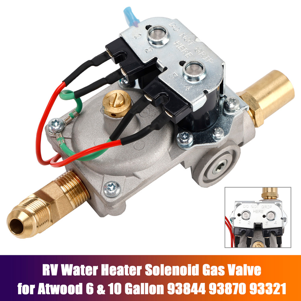 Atwood 6 & 10 Gallon 93844 RV Water Heater Solenoid Gas Valve 93844 93870 93321