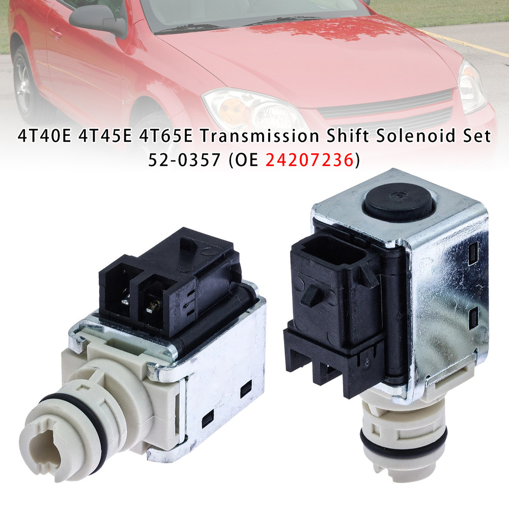 4T40E 4T45E 4T65E Transmission Shift Solenoid 24207236 Set 52-0357