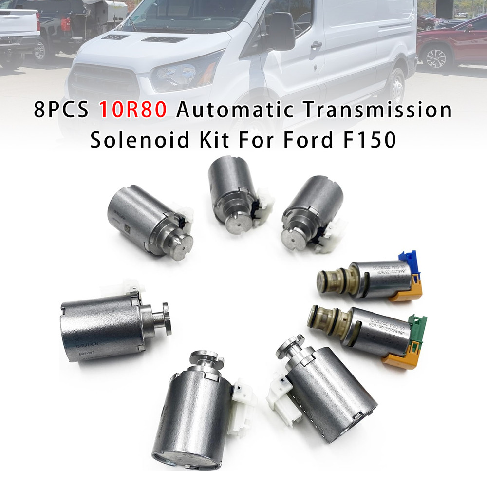 2017-on Ford Mustang 8PCS 10R80 Automatic Transmission Solenoid Kit Generic