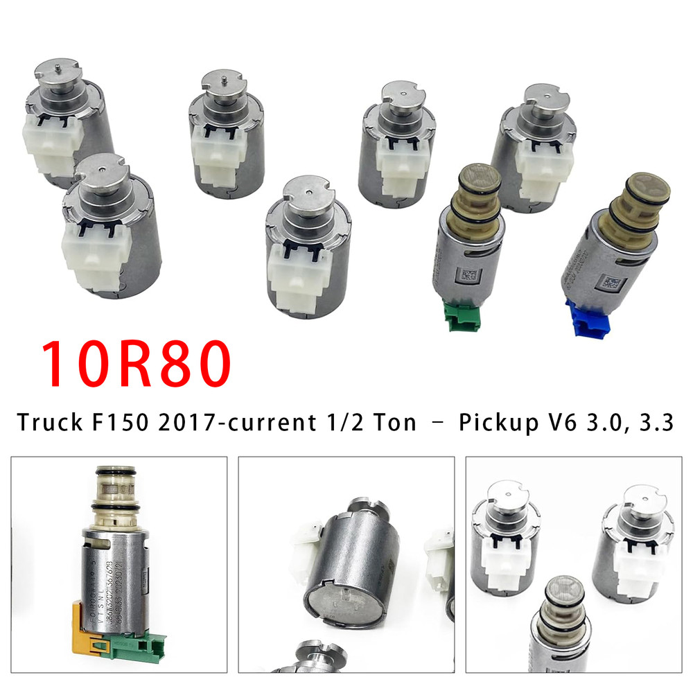 2017-on Ford Mustang 8PCS 10R80 Automatic Transmission Solenoid Kit Generic