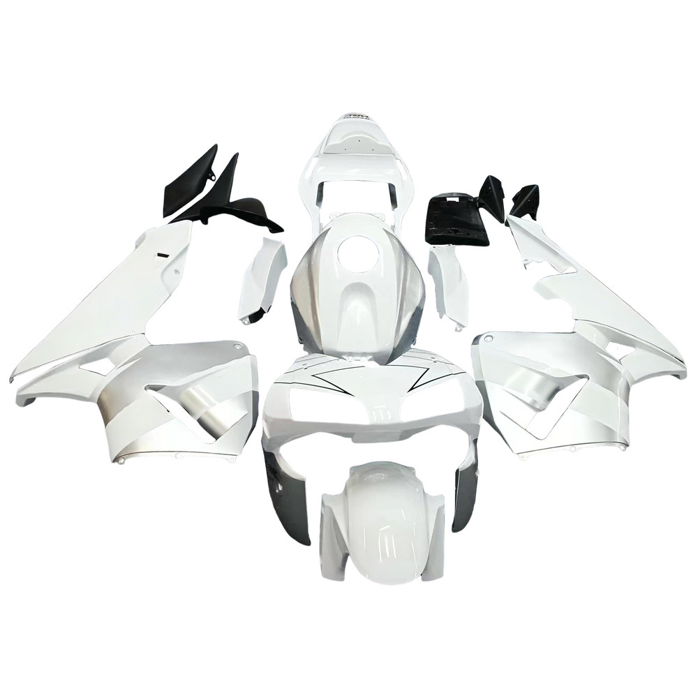 2003-2004 Honda CBR600RR Amotopart Fairings White & Silver Repsol Racing Customs Fairing