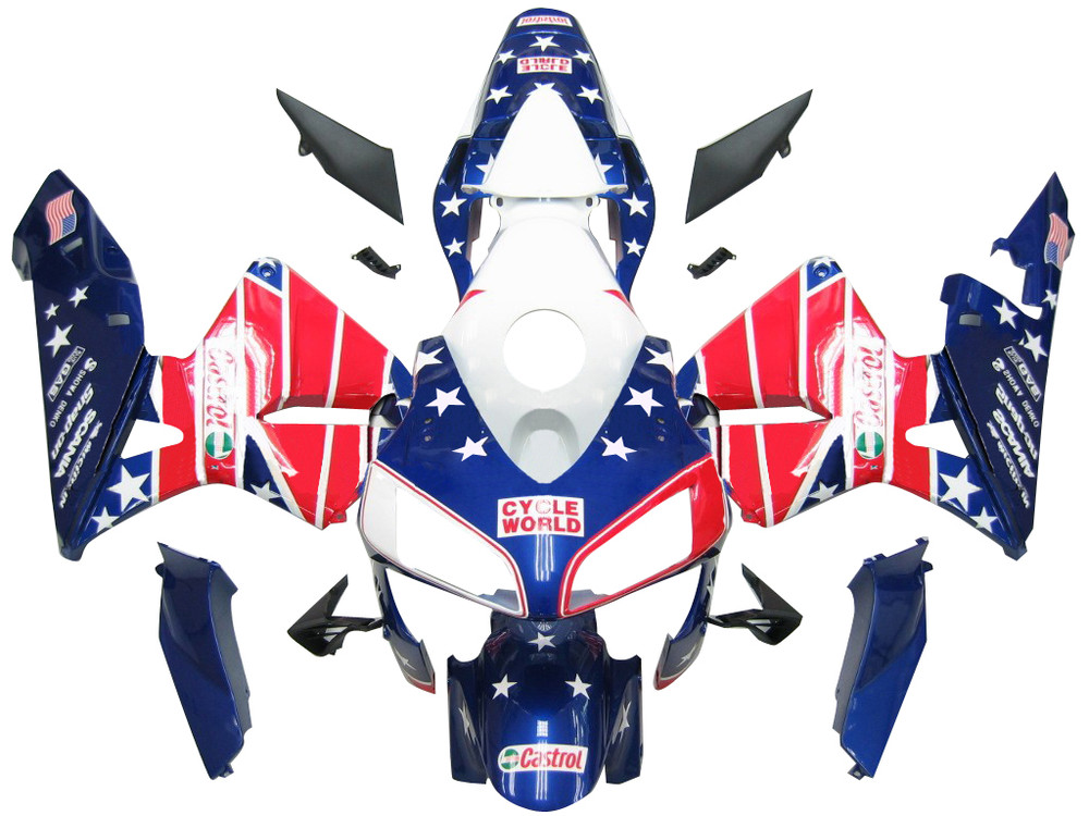 Fairings Honda CBR 600 RR USA Flag Castrol Racing (2003-2004)