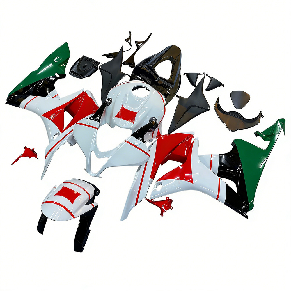 2007-2008 Honda CBR600RR Amotopart Fairings Multi-Color San Carlo Racing Customs Fairing