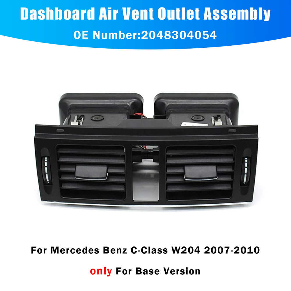 2007-2010 Mercedes Benz C-Class W204 Dashboard Air Vent Outlet Assembly 2048304054 Generic