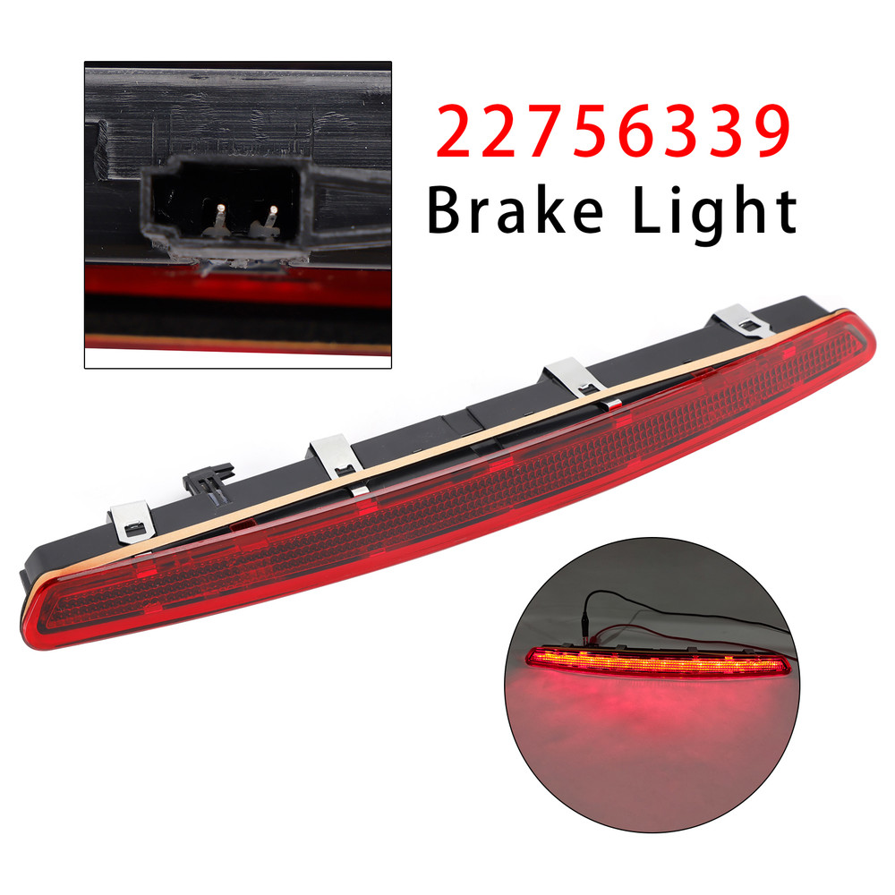 2013-2017 Vauxhall/Opel Insignia A Mk1 Rear High Mount Stop Light Lamp 22756339 Red Generic