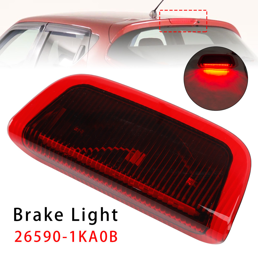 2010-2018 Nissan Juke MK1 F15 Rear Third Brake Light Lamp 26590-1KA0B Red Generic