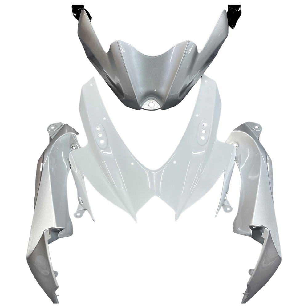 2008-2009-2010 Suzuki GSXR 600 750 Silver White GSXR Racing Amotopart Fairings Customs Fairing