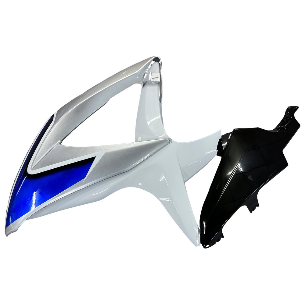 2008-2009-2010 Suzuki GSXR 600 750 Silver White GSXR Racing Amotopart Fairings Customs Fairing