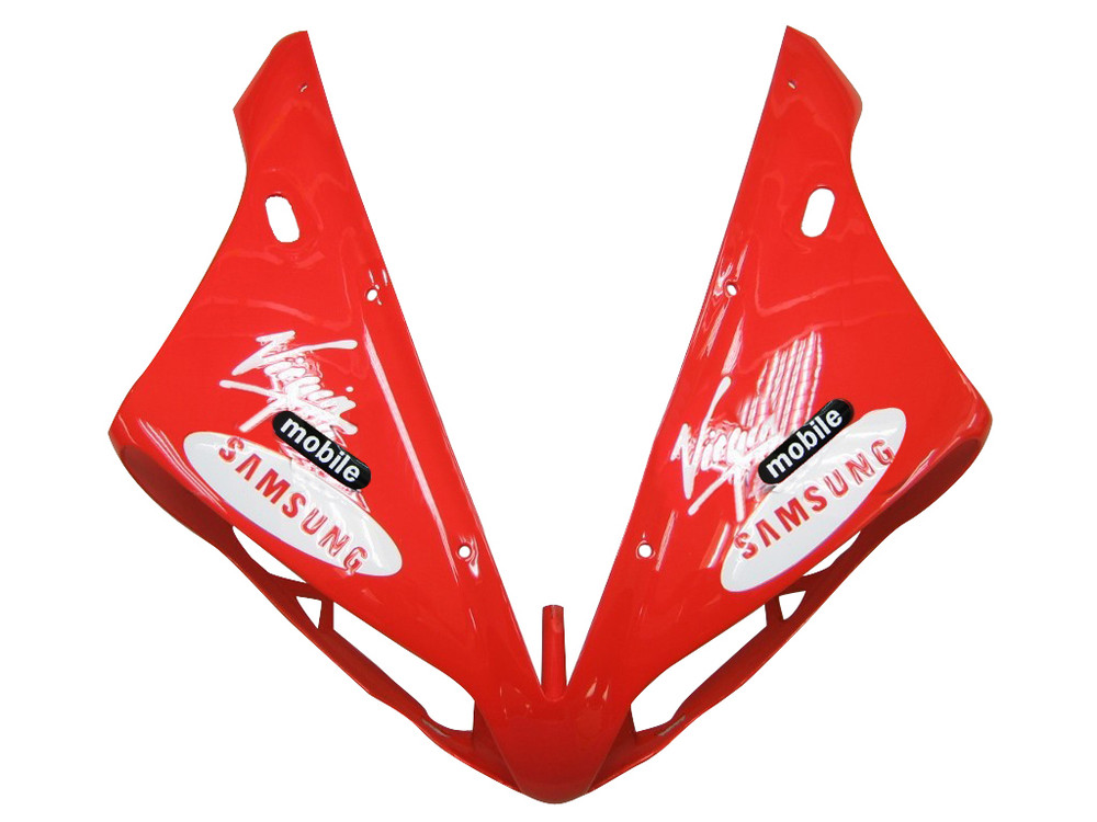 Fairings Yamaha YZF-R1 Red Black Virgin Mobile  Racing (2004-2006)