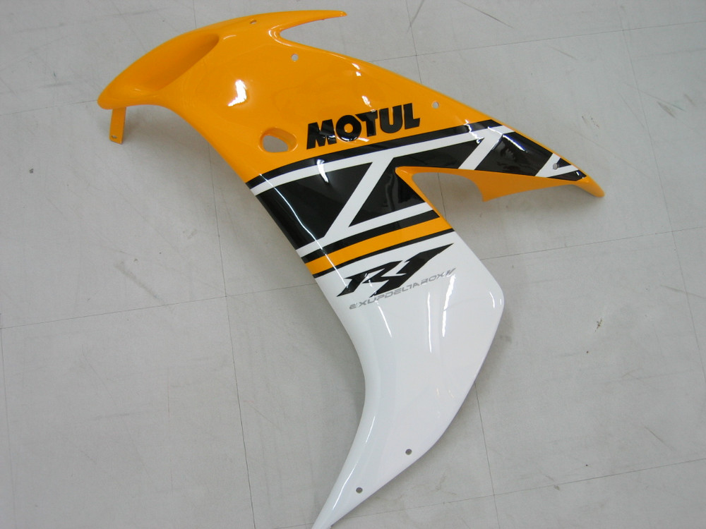 Fairings Yamaha YZF-R1 Yellow Black Motul Racing (2004-2006)