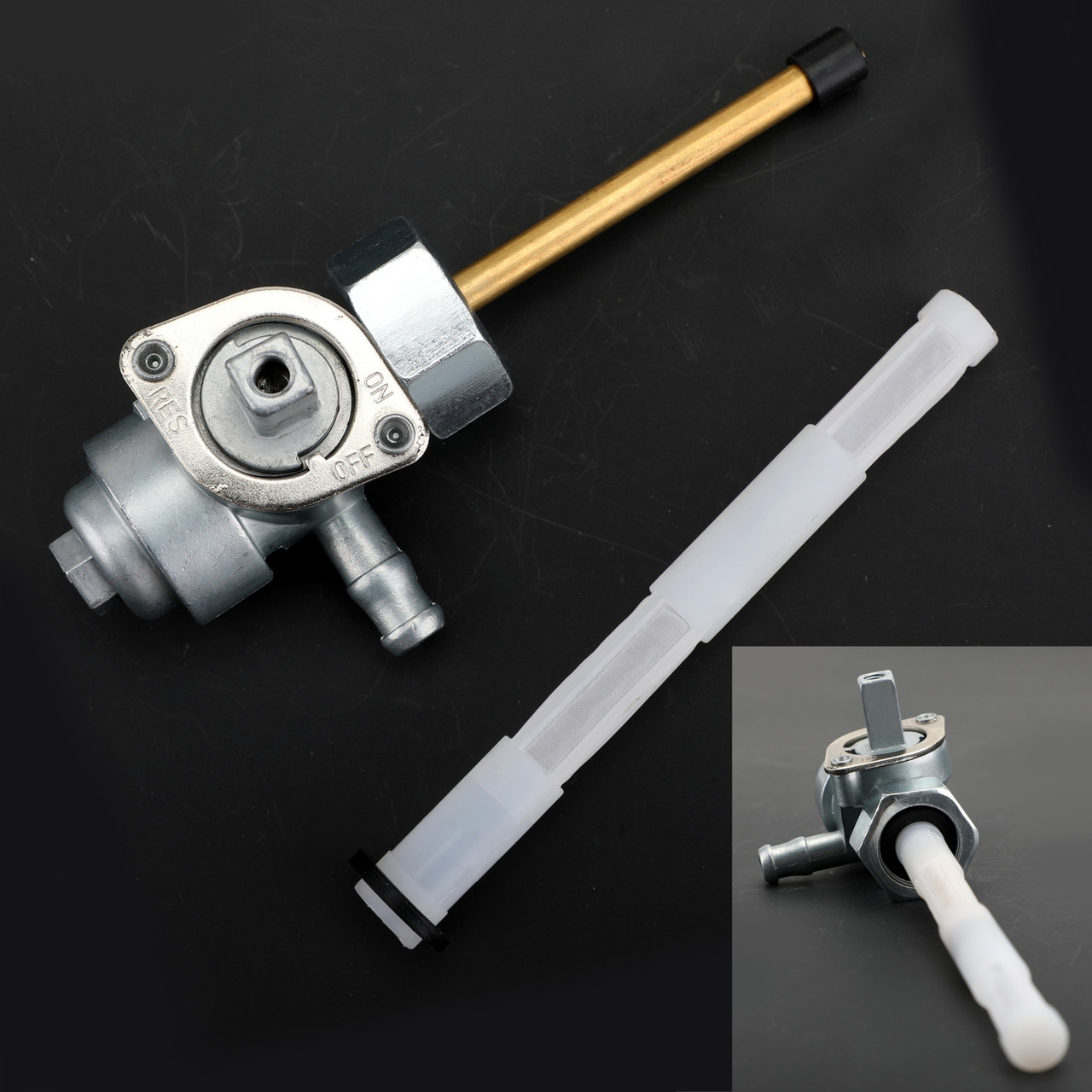 Fuel Gas Tank Petcock Valve For Honda TRX450S Foreman 450S (1998-2001) – Cast Aluminum
