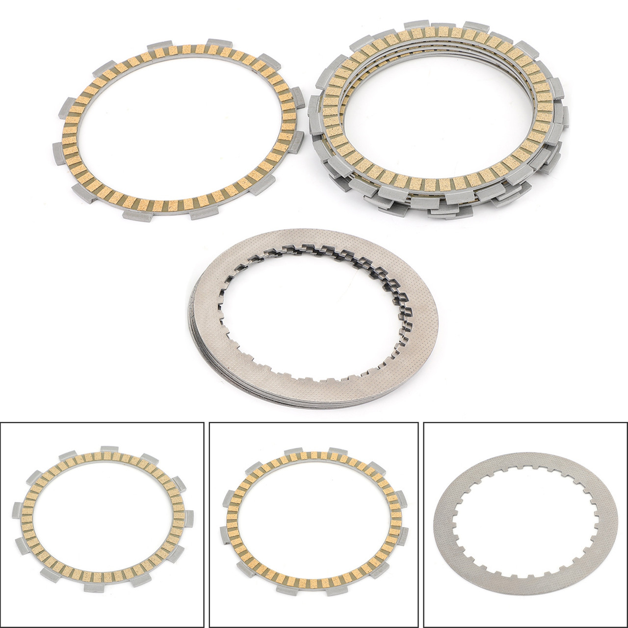 Caltric Clutch Friction Plate Kit For Suzuki Boulevard S40 LS650 (2005-2018)