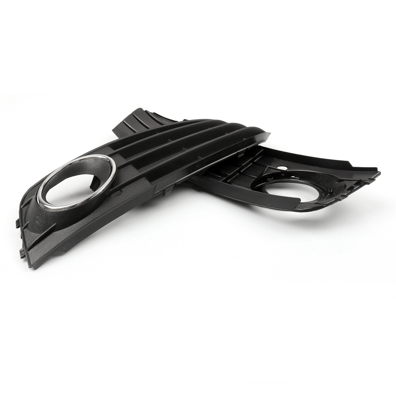 2Pcs Front Fog Light Grill Grille Cover Audi A4 B8 A4L (20092011