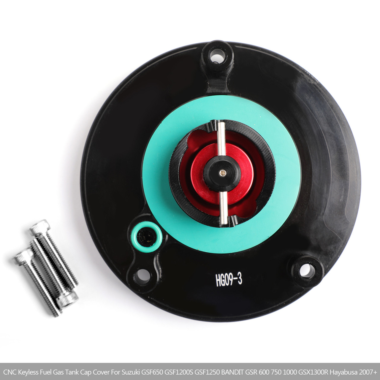 CNC Aluminum Keyless Gas Cap For Suzuki GSXR600/750 & TL1000S