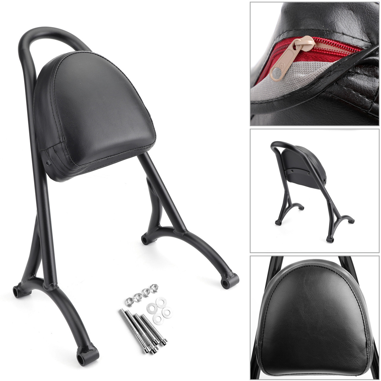 take！ Sissy Bar Backrest w/Pad For Harley Sportster Iron Nightster