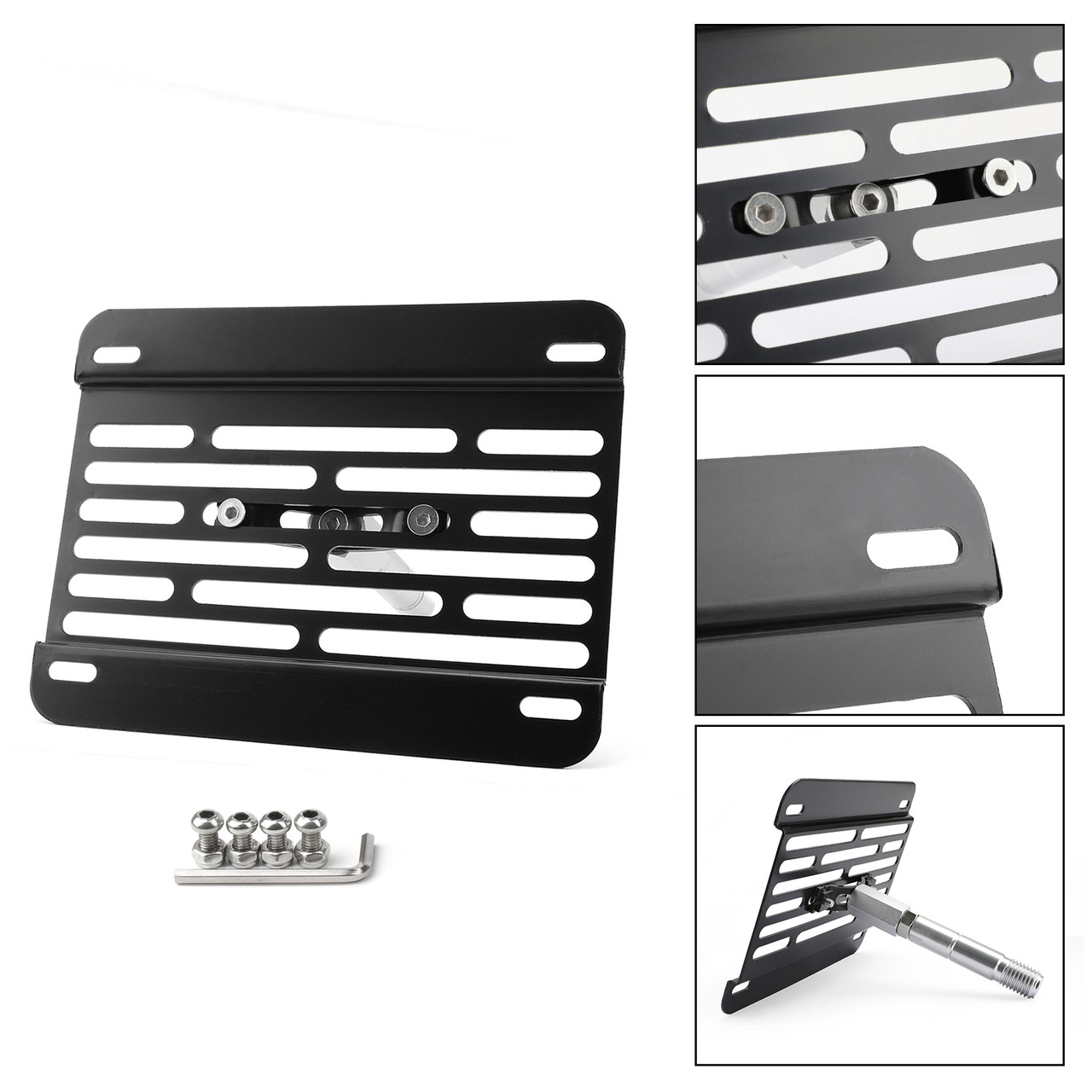 のん Bumper Tow Hook License Plate Mount Bracket Holder For 14-up