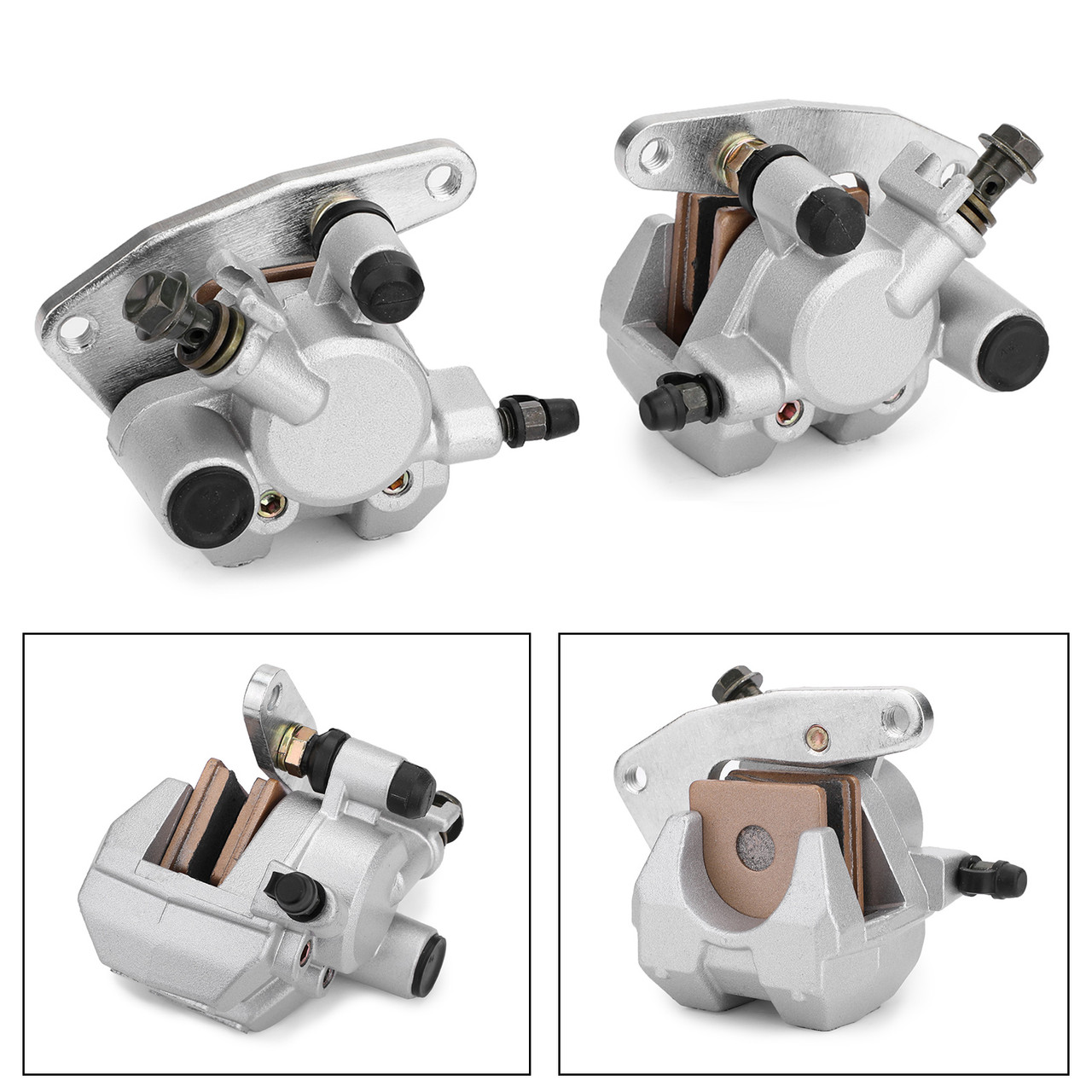 Front Brake Caliper Set For Kawasaki 43041-S014 43041-S015 KSF400
