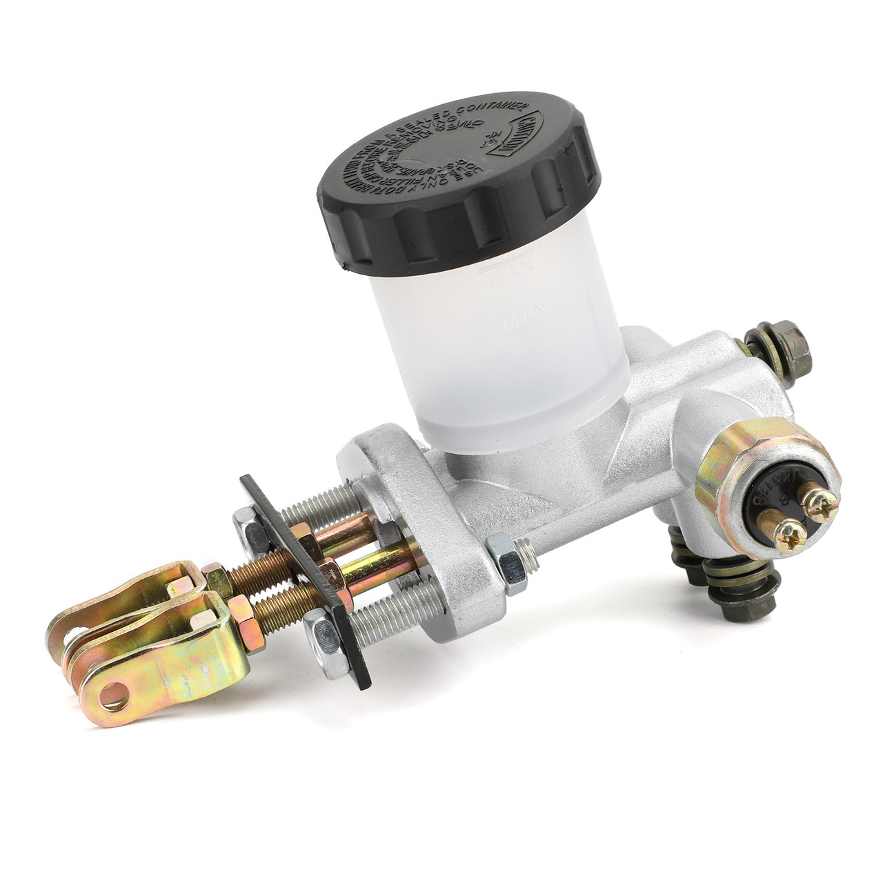 Motoforti Rear Brake Master Cylinder Pump Foot Brake with Reservoir for Motorcycle Dirt Bike Pit Bike ATV Red　並行輸入品 RACING REAR BRAKE MASTER CYLINDER DOUBLE WAY | Melotti Racing