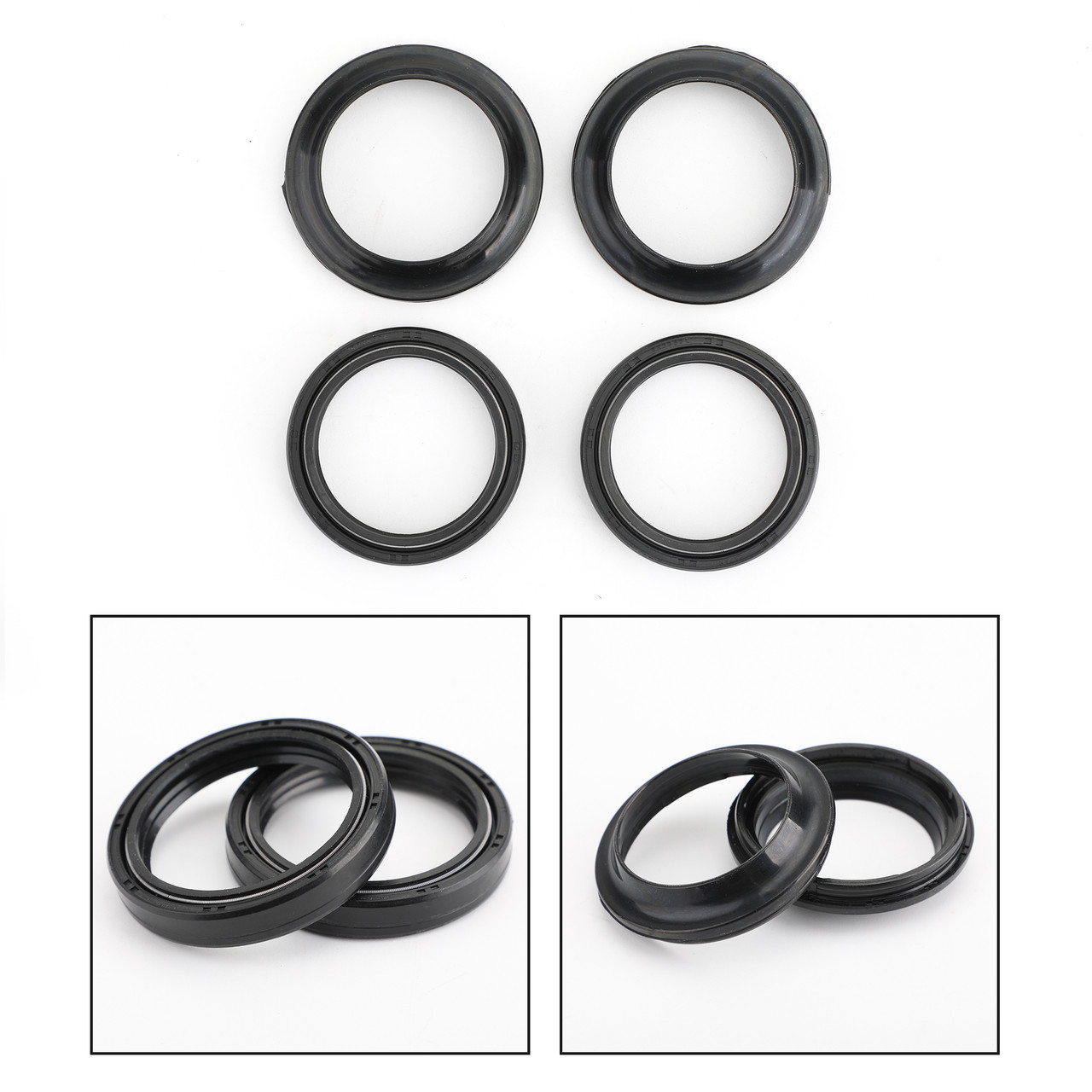 Fork Oil Dust Seal Repair Rebuild Kit 56-137 41-7133 22-56137 43mm