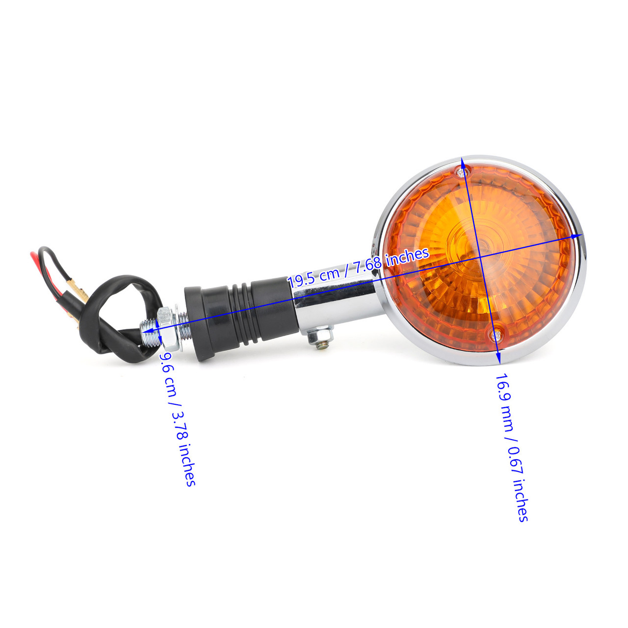 Amber Turn Signal Blinker Light For Yamaha Virago XV1100 1985-1999
