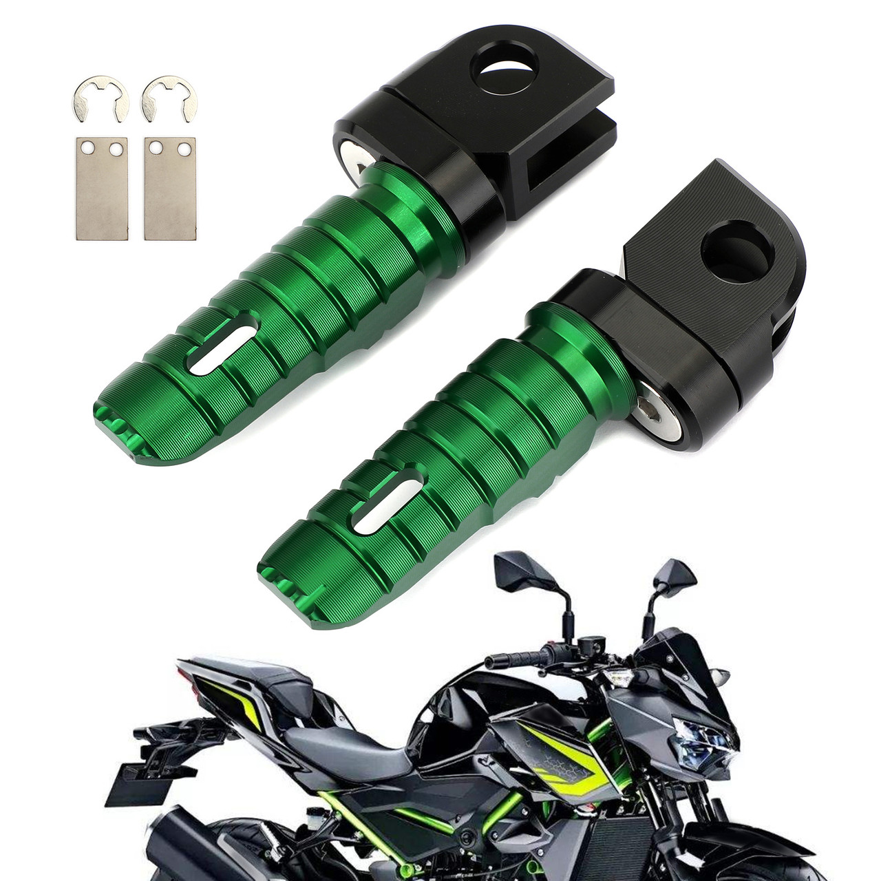 Front Footpegs For Kawasaki GRN Generic - MotorGenic