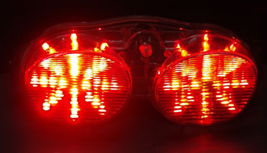 Integrated LED TailLight Turn Signals For Yamaha YZF R6 2001-2002 Clear ...