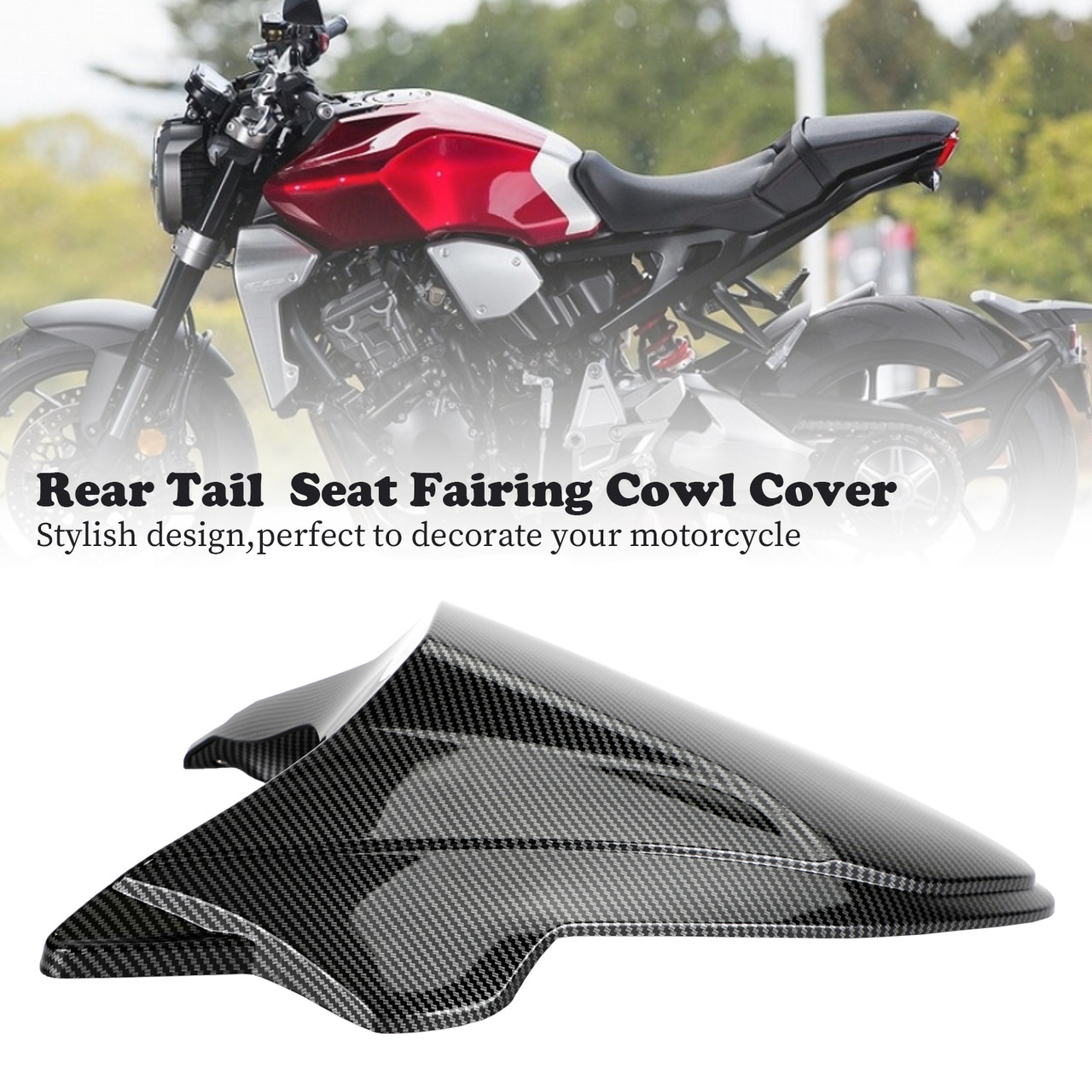 CBS Rear Tail Seat Fairing Cowl Cover for Honda CB650R CBR650R 2021-2022 