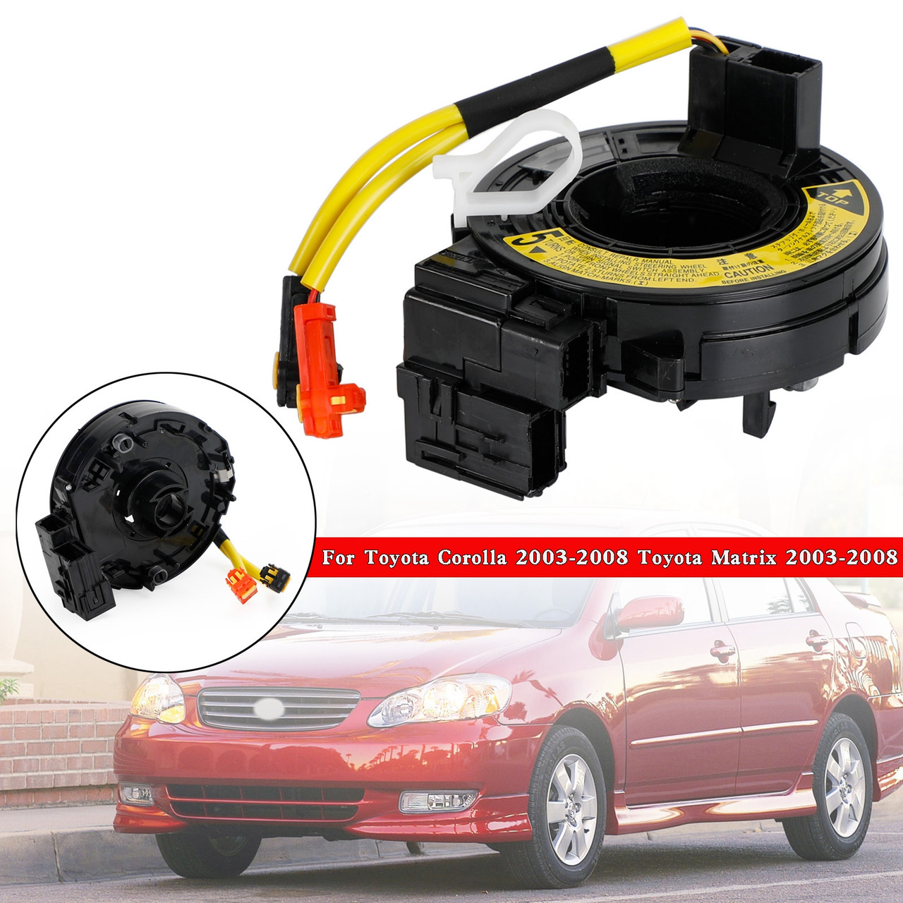 Squib Spiral Cable Clock Spring 84306-02110 For Toyota Corolla