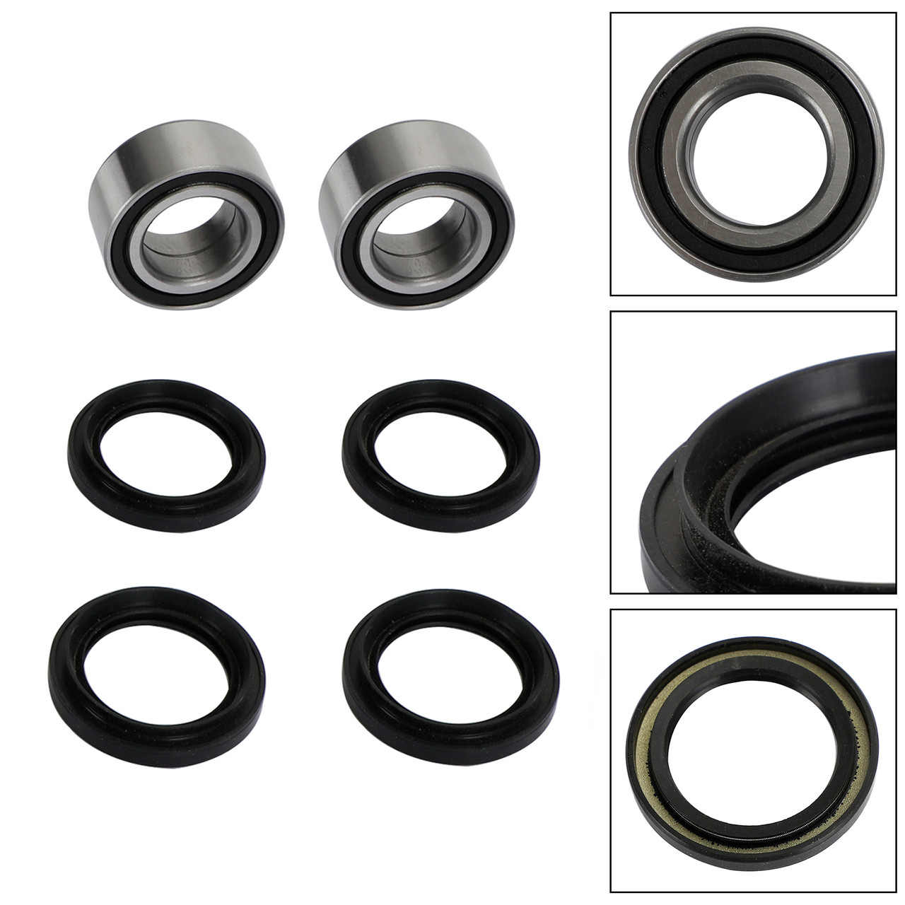 JDMSPEED Rear Wheel Bearing & Seal Kit For 2005-2013 Honda TRX500 Rubicon 500 Foreman ATV