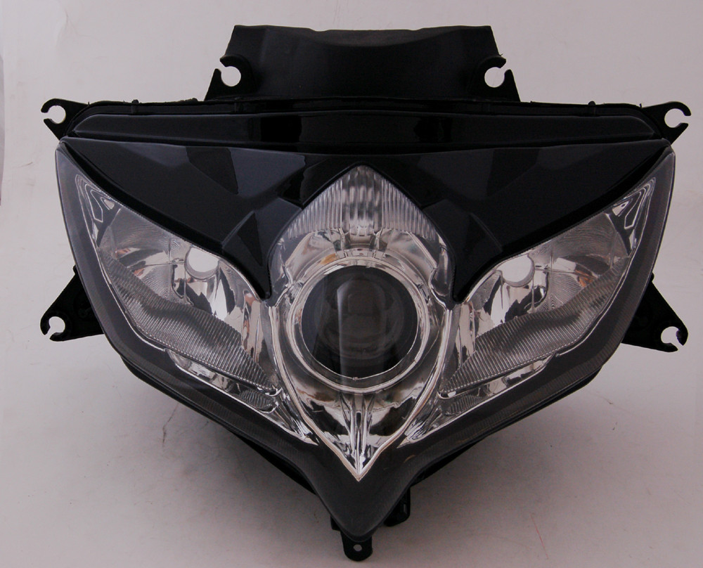 Headlight Assembly For Suzuki GSXR600 GSXR750 K6 2006-2007 – Halogen, 5-1/2", Chrome