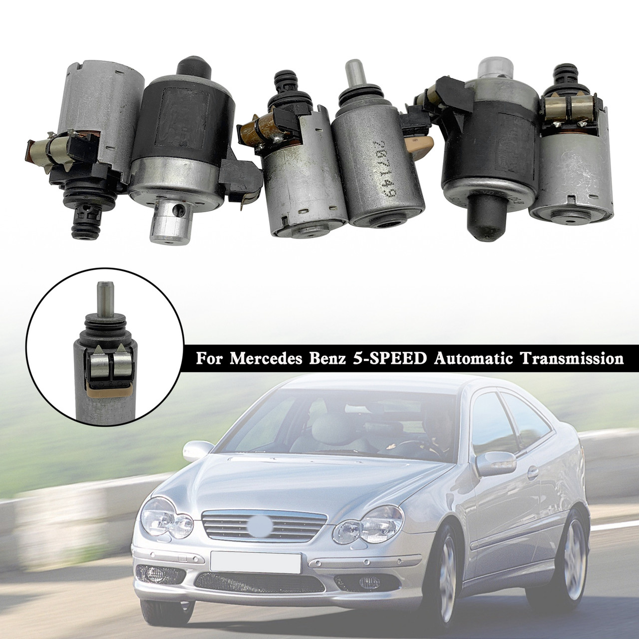 スズキ 6PCS 722.6 Solenoids For Mercedes Benz 5-SPEED Automatic