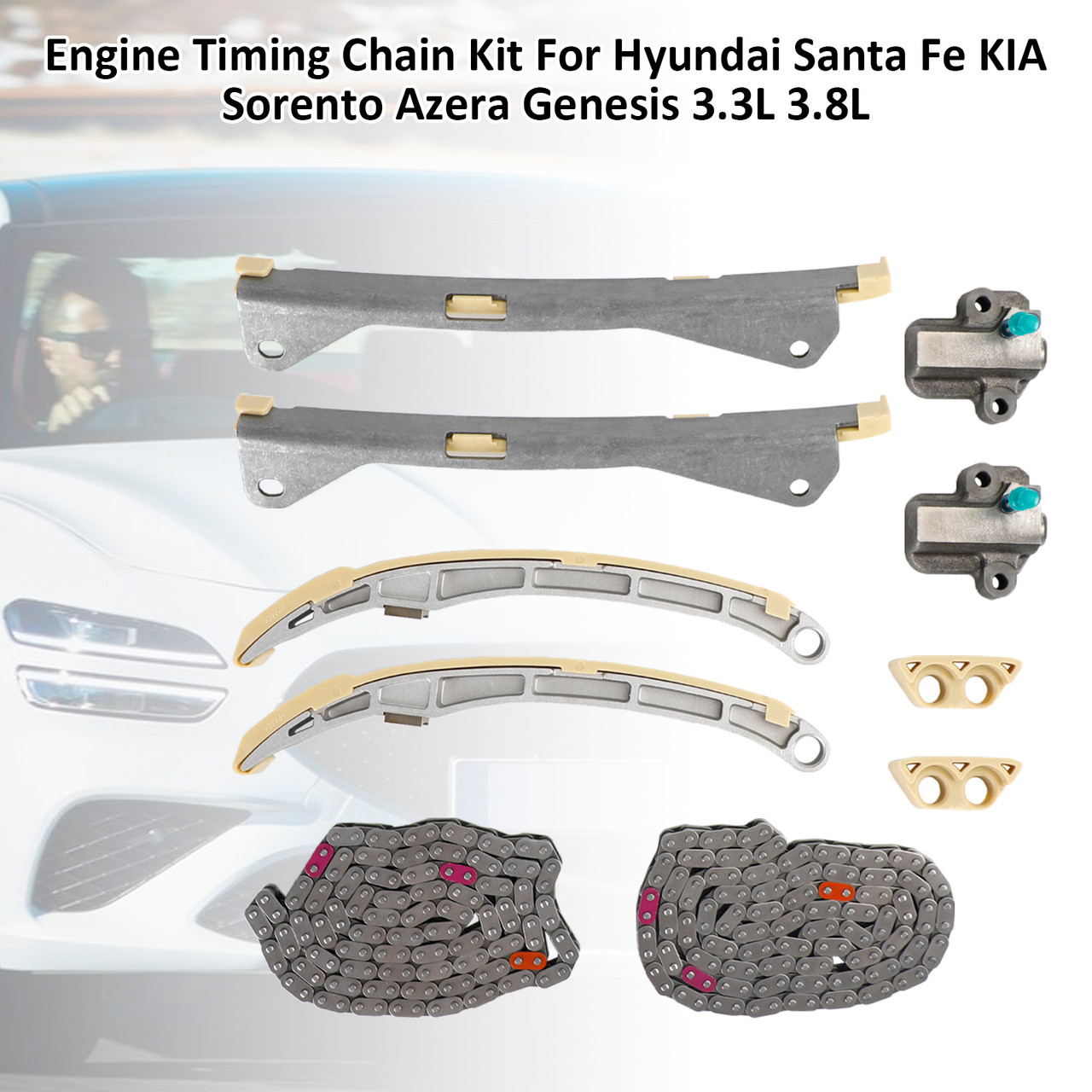 2018-2020 KIA Stinger 3.3L Engine Timing Chain Kit 24321-3L100