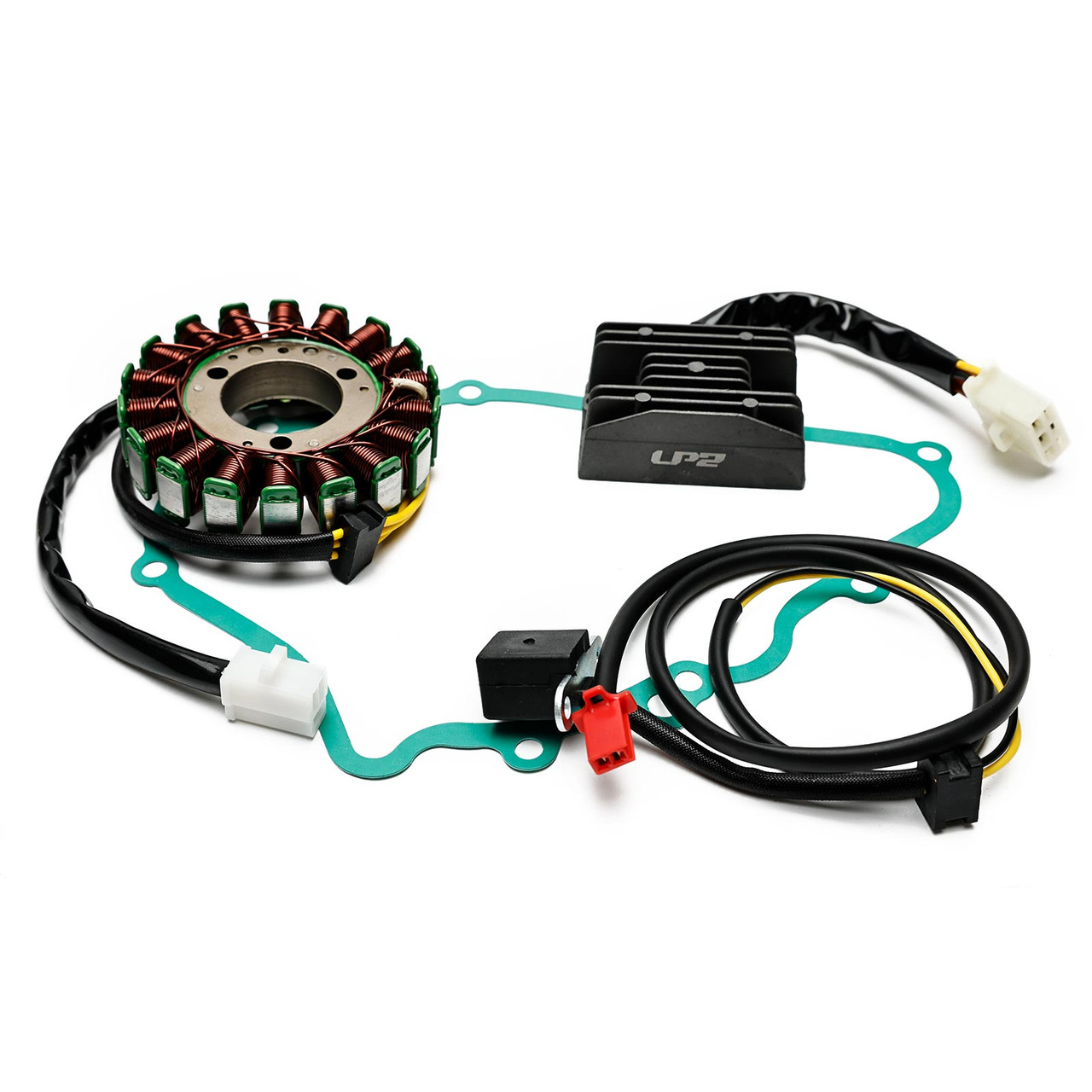 ！  Stator + Voltage Rectifier + Gasket For Kawasaki Ninja 500/R GPZ