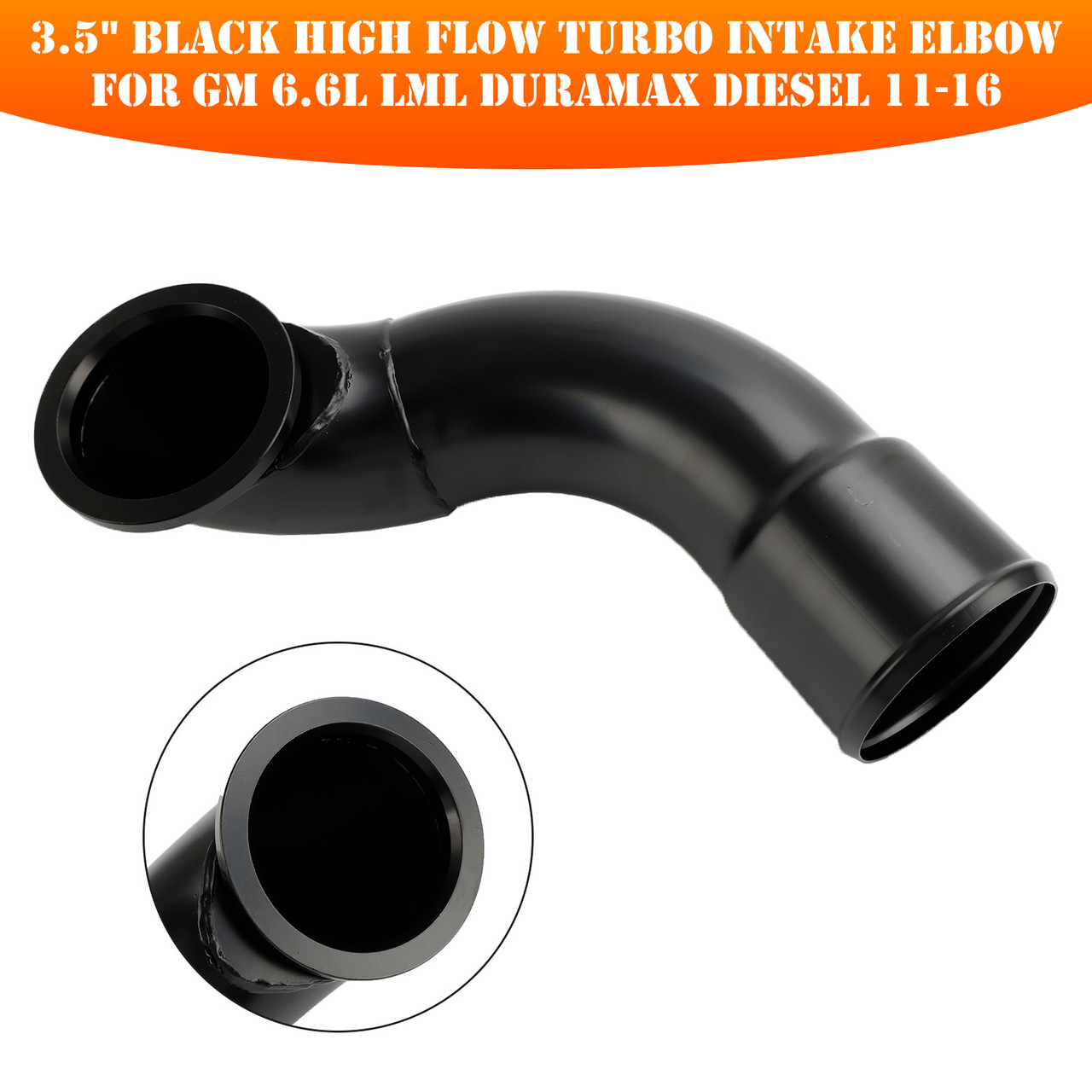 Emusa 3-Piece Intercooler Pipe Boot Kit – 2002-2004 Chevy GMC 6.6L Duramax LB7