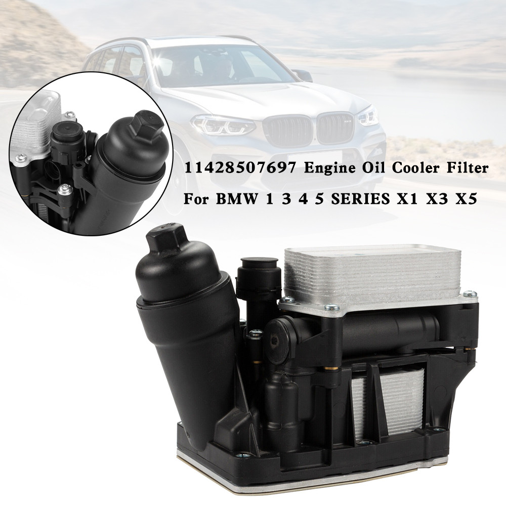 11428507697 Engine Oil Cooler Filter For BMW 1 3 4 5 SERIES X1 X3