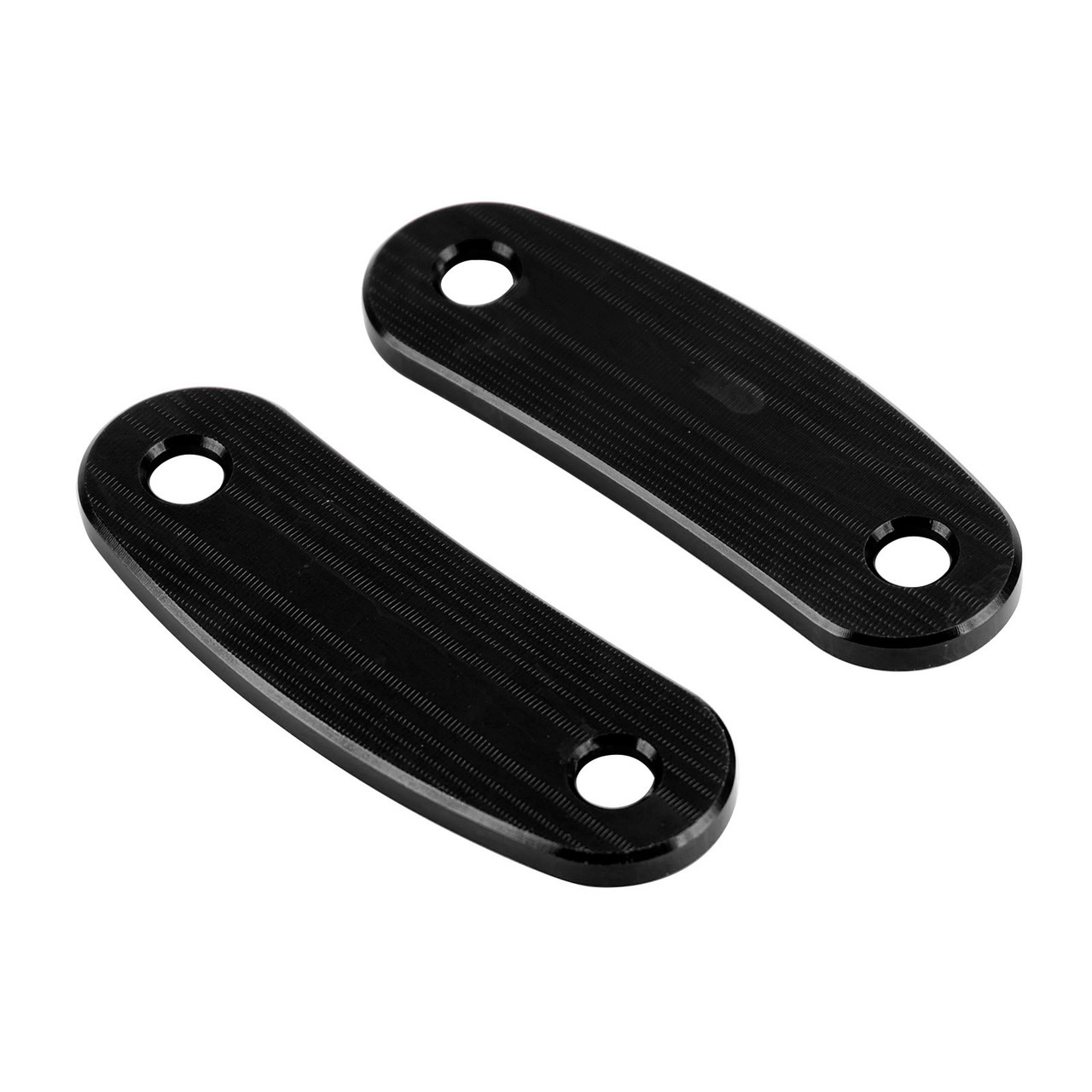 plus1kaitori.com Black mirror delete blanking block off plates fits Kawasaki