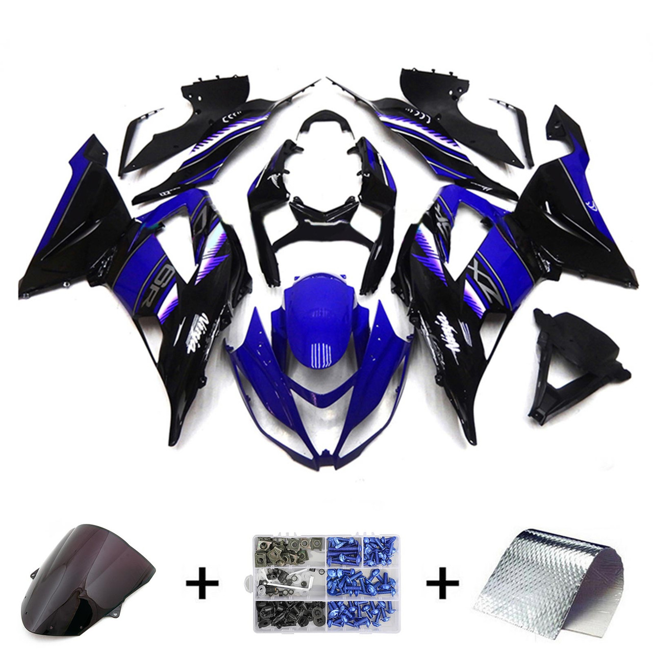 2013-2018 Kawasaki ZX6R 636 Injection Fairing Kit Bodywork Plastic
