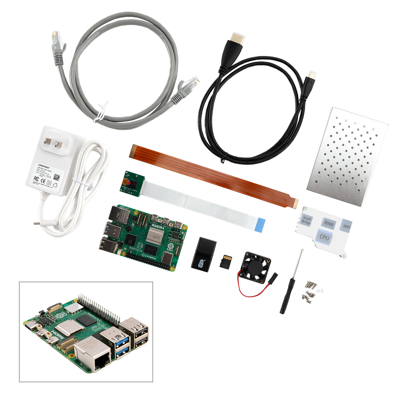 Raspberry Pi 5 Kit 8G Development Board Camera Python Programming ...