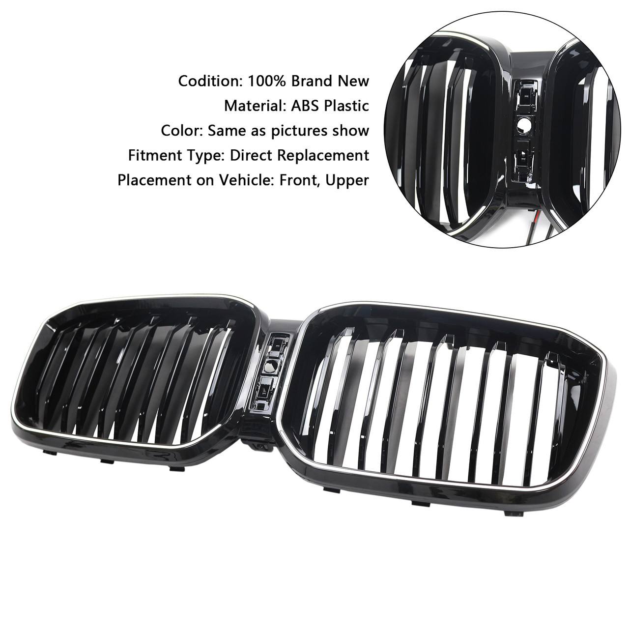 2022-2025 BMW X3 G01 X4 G02 Front Grille With LED Light With
