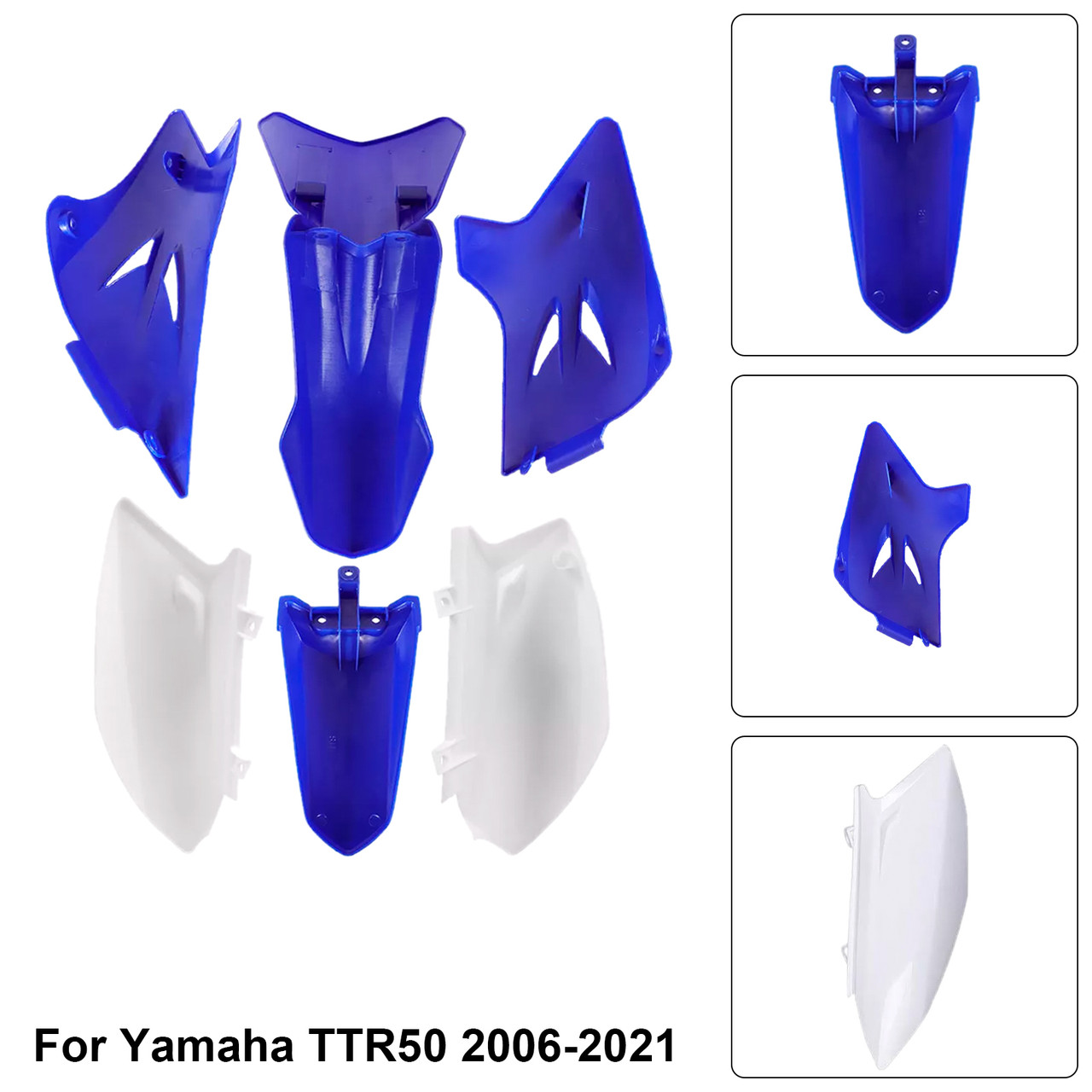 マーク 2006-2021 Yamaha TTR50 Body Plastic Kit Front Rear Fender Fairing