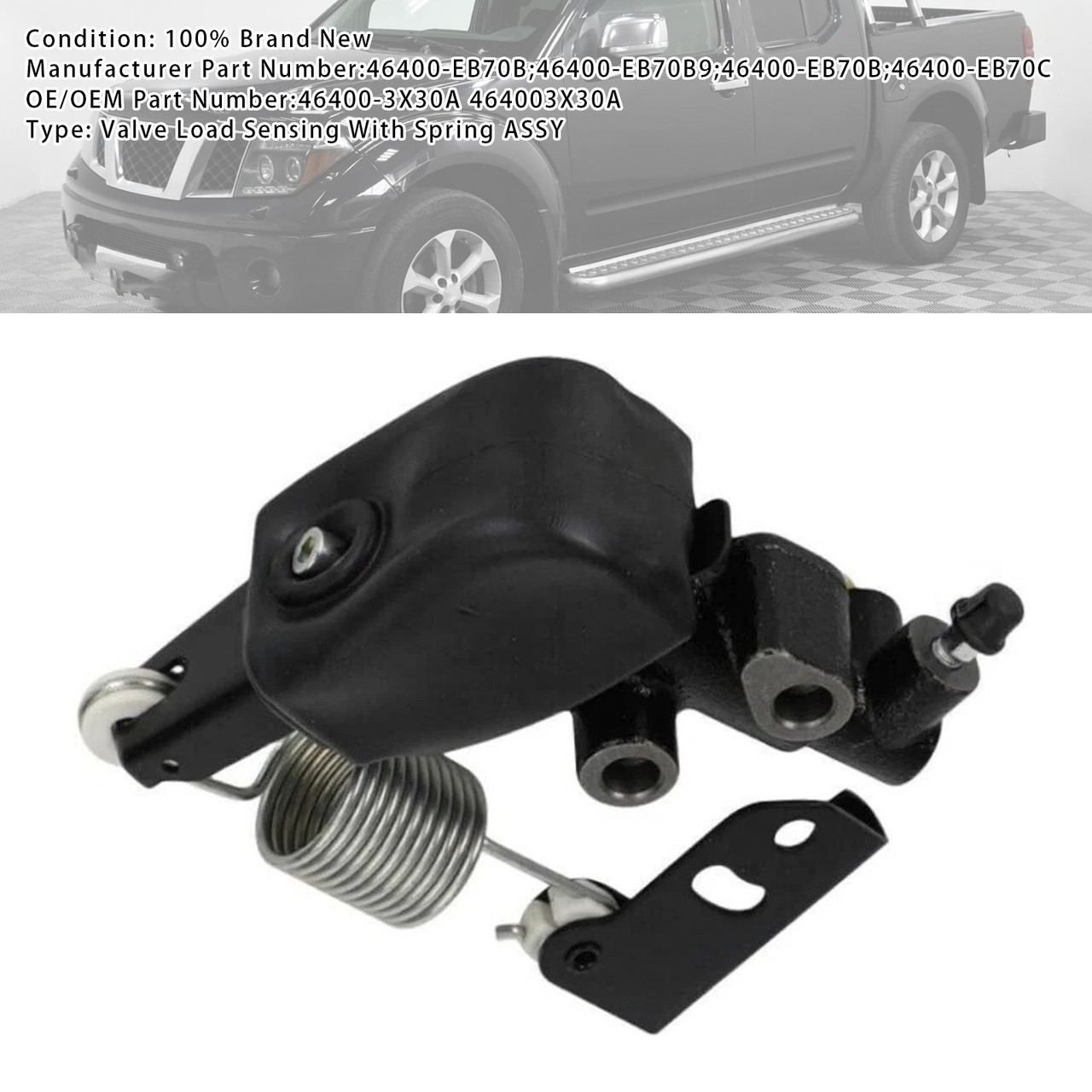 Nissan Navara D40 2.5TD Brake Load Sensing Valve With Spring ASSY