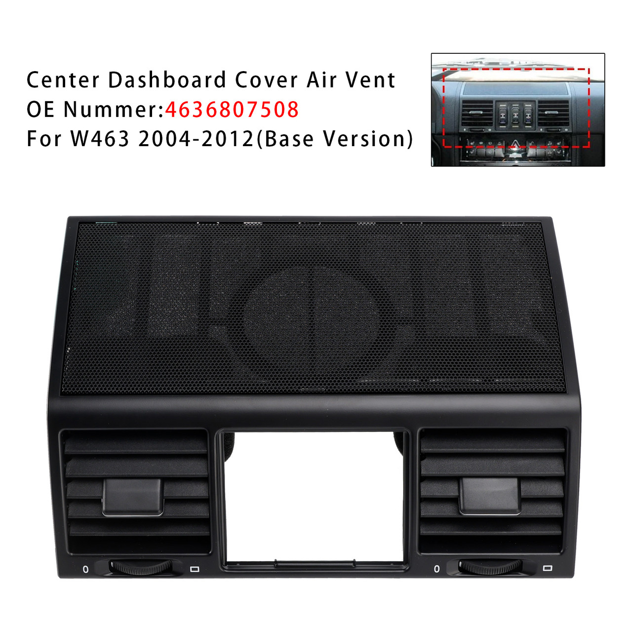 専用ページ④-2 2004-2012 Mercedes-Benz G Class W463 Center Dashboard Cover Air