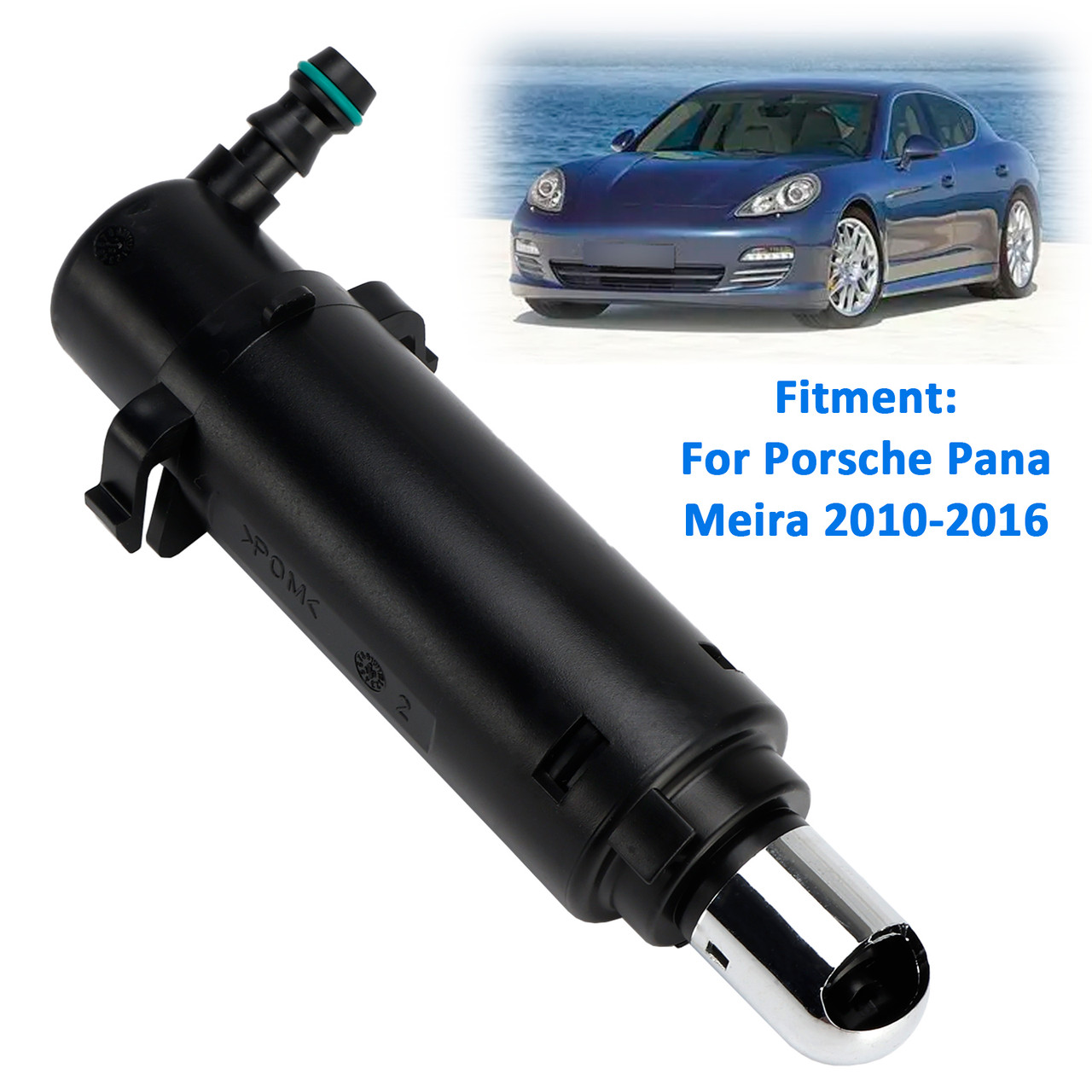 メンテナンス Pana-SINGLE-AUTO-180 2010-2016 Porsche Pana Meira Front Headlight Spray Washer Nozzle